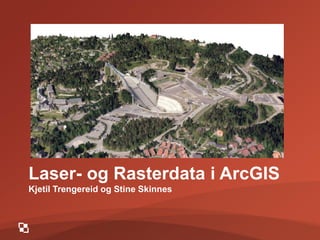 Laser- og Rasterdata i ArcGIS
Kjetil Trengereid og Stine Skinnes

 