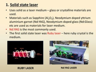 This is a presentation on the basics on LASER | PPTX