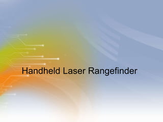 Handheld Laser Rangefinder 