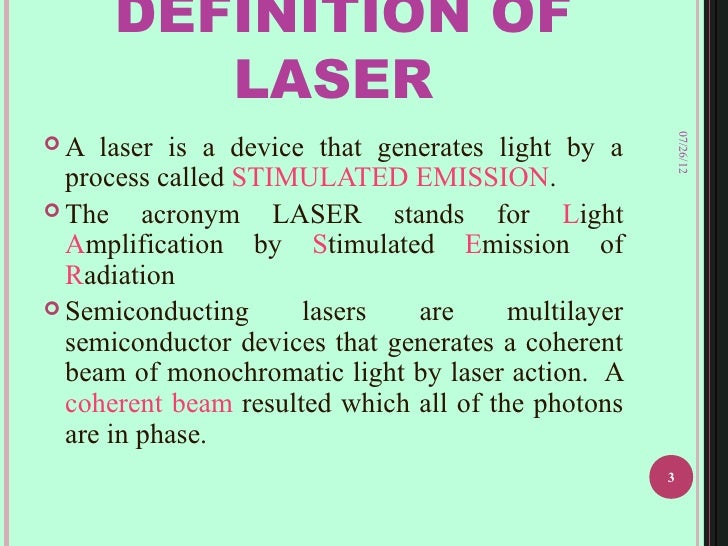 Lasers