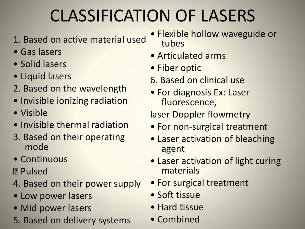 Lasers in pediatric dentistry