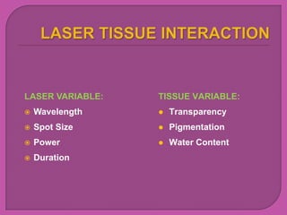 Lasers in ophthalmology | PPTX