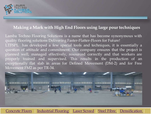 Laser Screed And Industrial Flooring