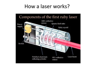 How a laser works?
 