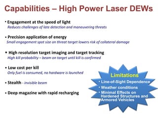International Status
Avenger Laser System, USA
ZEUS USA
Thor - Israel
 Remote Neutralization of
Unexploded Ordnance,
Surf...