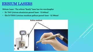 • Wavelength range from about 800nm to 980nm, 1-10W power
• Solid active medium laser that includes semi-conductor crystal...