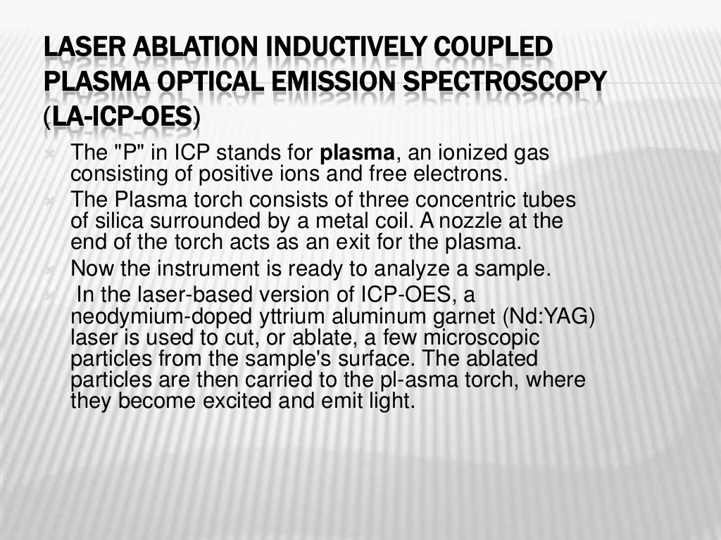 Laser spectroscopy