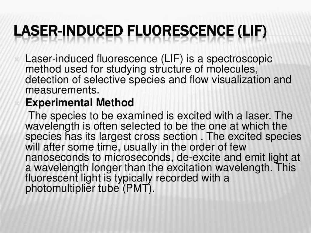Laser spectroscopy