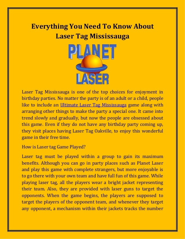 Laser tag mississauga