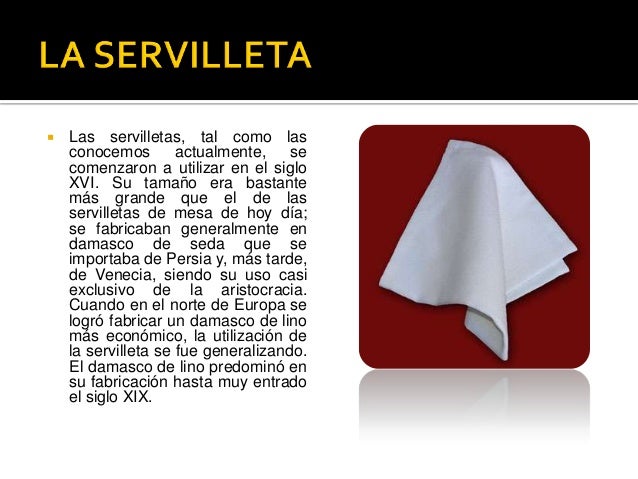 La servilleta