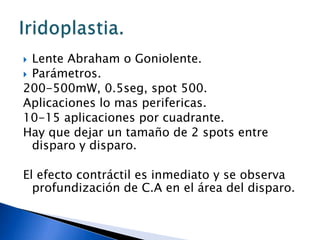 Energía aplicada es muy baja: de 0.10 a 2.0 millijoules