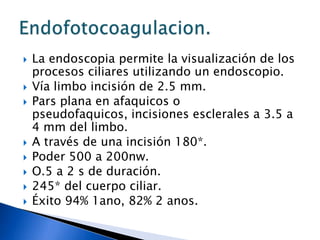 PROCEDIMIENTOS CICLODESTRUCTIVOS.