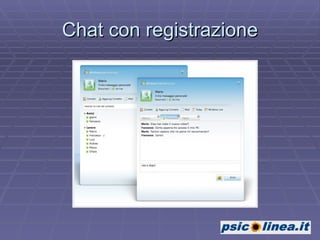 Chat con registrazione 