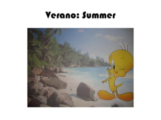 Verano: Summer
 