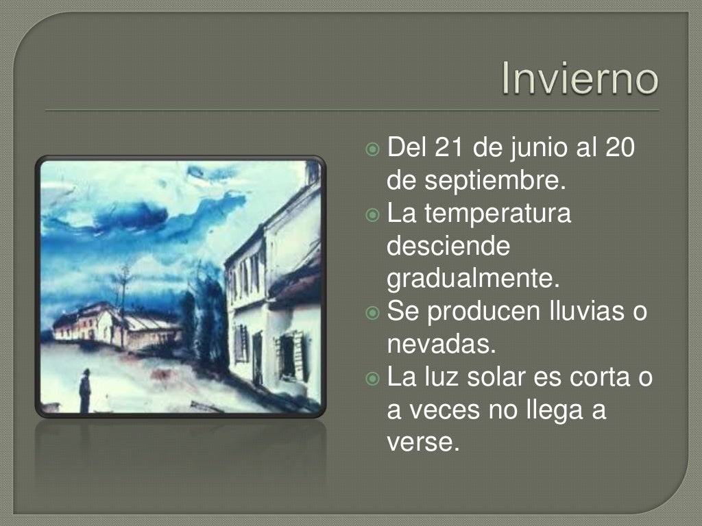 Las estaciones del año en el hemisferio sur Las estaciones del año en el hemisferio sur