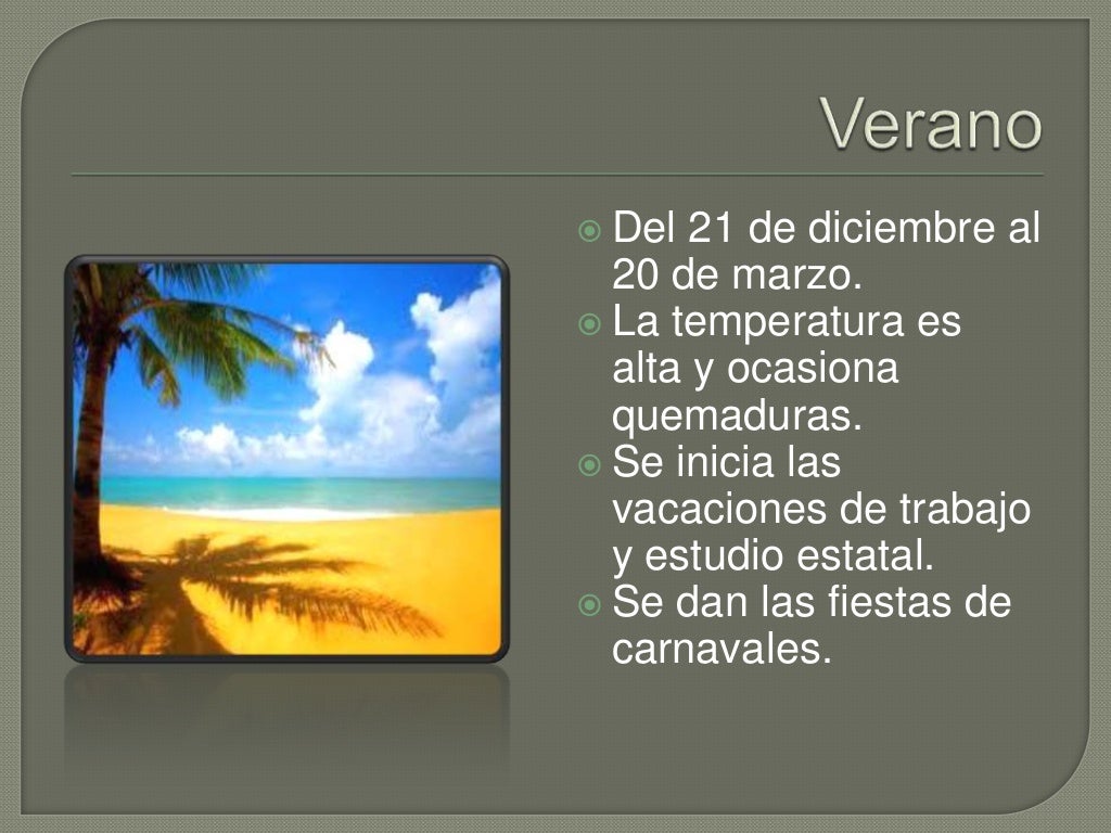 Las estaciones del año en el hemisferio sur Las estaciones del año en el hemisferio sur