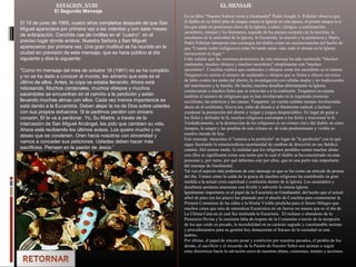 ESTACION XVIII
El Segundo Mensaje
El 18 de junio de 1965, cuatro años completos después de que San
Miguel apareciera por primera vez a las videntes y con siete meses
de anticipación, Conchita cae de rodillas en el “cuadro”, en el
preciso lugar donde ambos, Nuestra Señora y San Miguel
aparecieron por primera vez. Una gran multitud se ha reunido en la
ciudad en previsión de este mensaje, que se hace público al día
siguiente y dice lo siguiente:
”Como mi mensaje del mes de octubre 18 (1961) no se ha cumplido
y no se ha dado a conocer al mundo, les advierto que esta es el
último de ellos. Antes, la copa se estaba llenando. Ahora está
rebosando. Muchos cardenales, muchos obispos y muchos
sacerdotes se encuentran en el camino a la perdición y están
llevando muchas almas con ellos. Cada vez menos importancia se
está dando a la Eucaristía. Deben alejar la ira de Dios sobre ustedes
con sus propios esfuerzos. Si le pedimos perdón con sincero
corazón, El te va a perdonar. Yo, Su Madre, a través de la
intercesión de San Miguel Arcángel, les pido que cambien su vida.
Ahora está recibiendo los últimos avisos. Los quiero mucho y no
deseo que se condenen. Oren hacia nosotros con sinceridad y
vamos a conceder sus peticiones. Ustedes deben hacer más
sacrificios. Piensen en la pasión de Jesús.”
EL MENSAJE
En su libro "Nuestra Señora viene a Garabandal" Padre Joseph A. Pelletier observa que
el diablo en su febril plan de ataque contra la Iglesia en esta época, el primer ataque es a
los que están en posiciones clave de la Iglesia, a saber, clérigos, a continuación,
sacerdotes, monjas y los hermanos, seguido de los puntos centrales de la doctrina, la
enseñanza de la autoridad de la Iglesia, la Eucaristía, la oración y la penitencia y María.
Padre Pelletier interpreta esta estrategia del diablo como un reconocimiento del hecho de
que "Cuando todos (religiosos) están llevando santa vida, todo lo demás en la Iglesia
reconoceran su lugar.“
Cabe señalar que las versiones posteriores de este mensaje ha sido sustituido "Muchos
cardenales, muchos obispos y muchos sacerdotes" simplemente con "muchos
sacerdotes". Conchita explicó que cardenales y obispos como los sacerdotes es lo mismo.
Tengamos en cuenta el número de cardenales y obispos que se limita a ofrecer servicios
de labio contra los males del aborto, la investigación con células madre y no tradicionales
del matrimonio y la familia. De hecho, muchos desafían abiertamente la Iglesia,
conduciendo a muchos fieles que se extravíen o a la confusión. Tengamos en cuenta
también el número de religiosos que se han involucrado en la izquierda creencias
socialistas, las prácticas y las causas. Tengamos en cuenta cuántas monjas involucradas
ahora en el ocultismo, Nueva era, culto de diosas y el feminismo radical, e incluso
condonar la promoción del aborto y vulgar y juegos despreciables. En lugar de guiar a
los fieles y defender la fe, muchos religiosos corrompen a los fieles y traicionan la fe.
Verdaderamente, si la destrucción de los religiosos es un crimen clave del diablo en estos
tiempos, la sangre y las pruebas de este crimen es de todo predominante y visible en
nuestro mundo de hoy.
Este mensaje menciona el "camino a la perdición" en lugar de "la perdición" con lo que
sigue ilustrando la misericordiosa oportunidad de cambiar de dirección en ese fatídico
camino. Del mismo modo, la realidad que los religiosos perdidos tomen muchas almas
con ellos es significante como una razón por la cual el diablo se ha concentrado en esas
personas y, por tanto, por qué debemos orar por ellos, que es una parte más importante
del mensaje de Garabandal.
Tal vez el aspecto más poderoso de este mensaje es que se lee como un artículo de prensa
del día. Vemos cómo la caída de la gracia de muchos religiosos ha contribuido en gran
medida a la actual crisis espiritual y confusión dentro de la Iglesia. Los escándalos y
desafiante posturas amenazan con dividir y subvertir la misma Iglesia.
Igualmente importante es el papel de la Eucaristía en Garabandal, del hecho que el actual
arbol de pino (en los pinos) fue plantado por el abuelo de Conchita para conmemorar la
Primera Comunion de las niñas a la Hostia Visible predicha para el futuro Milagro que
muchos creen que sera de naturaleza Eucaristica en un Jueves no menos que es el dia de
La Ultima Cena en el cual fue instituida la Eucaristia. El rechazo o abandono de la
Presencia Divina y la creciente falta de respeto de la Comunión a través de la recepción
de los que están en pecado, la incredulidad en su carácter sagrado y cuestionable normas
y procedimientos para su gestión hoy demuestran el fracaso de la sociedad en este
ámbito.
Por último, el papel de sincero pesar y contrición por nuestros pecados, el perdón de los
demás, el sacrificio y el recuerdo de la Pasión de Nuestro Señor nos animan a seguir
estas directrices hacia la salvación cerca de nuestras almas, corazones, mentes y acciones.
 