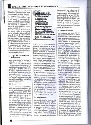 SISTEMA NACIONAL DE GESTIÓN DE RECURSOS HUMANOS
Las bases deben contener toda la
información que el postulante debe
conoce...