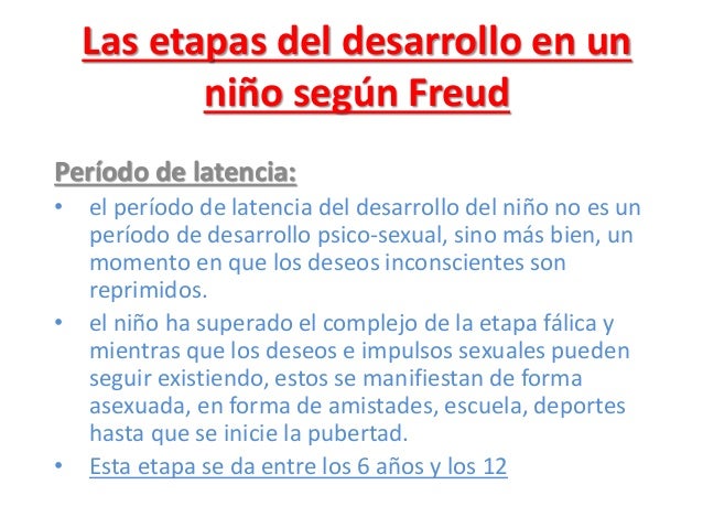 Las etapas del desarrollo según Sigmund Freud