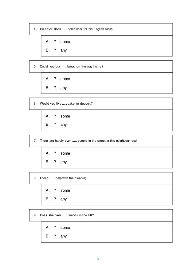 Las Expresiones De Cantidad En Inglés