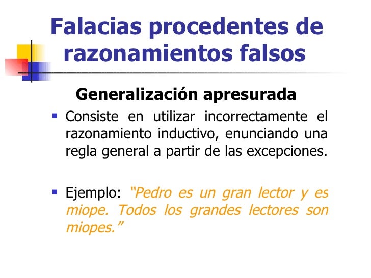 Las falacias