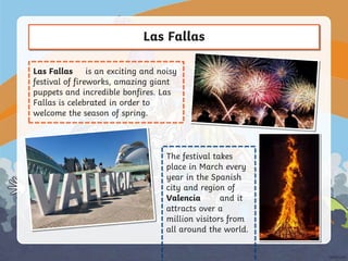 Las Fallas Presentation- Spanish festival | PPTX