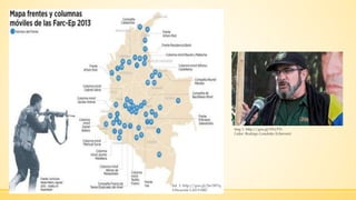 Inf. 1: http://goo.gl/Jw1W7q
Ubicación LAS FARC
Img 1: http://goo.gl/SYzTYi
Líder: Rodrigo Londoño Echeverri
 