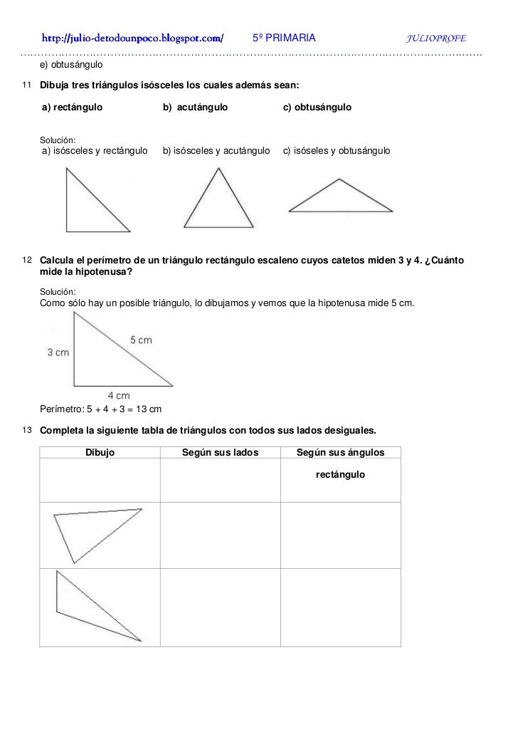 Las Figuras Planas perímetros y áreas Ejercicios + Solucionario