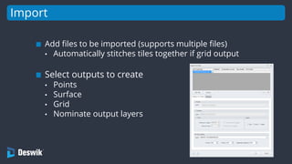 Deswik Software Suite v5.0: LAS file support | PDF