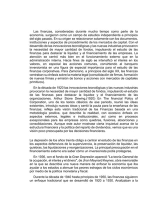 La historia de las Finanzas | PDF