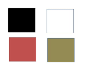 Las formas y los colores