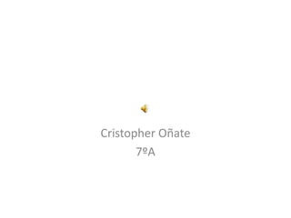 Cristopher Oñate
       7ºA
 