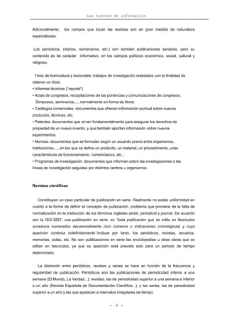 Las fuentes de informaciòn proyecto mgb | PDF