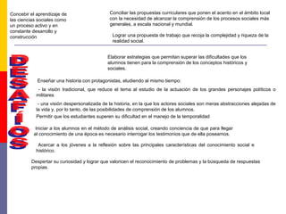 Las fuentes orales en la enseñanza de las ciencias sociales profesora ...