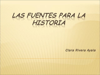 Clara Rivera Ayala 