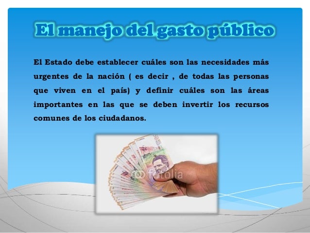 Las funciones economicas del estado