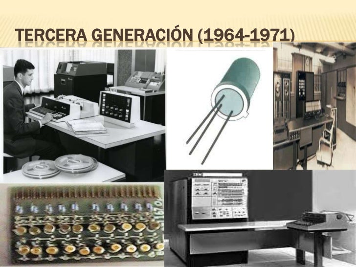 Resultado de imagen para computadora de 1964 a 1971