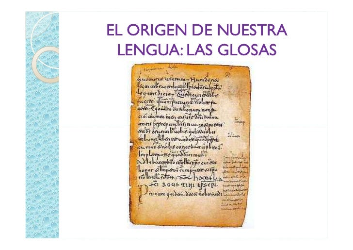 Las glosas