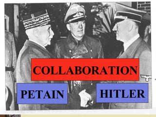 PETAIN HITLER COLLABORATION 