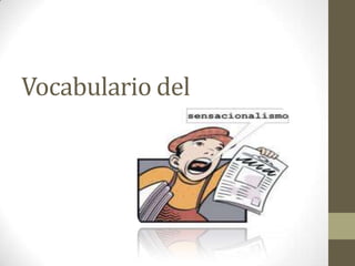 Vocabulario del
 
