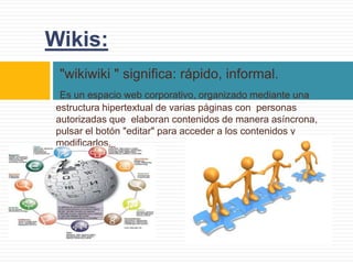 Las herramientas web 2.0Los servicios de red social