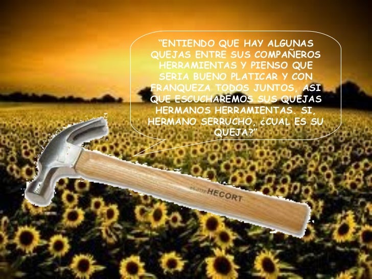 Las herramientas del carpintero Las herramientas del carpintero