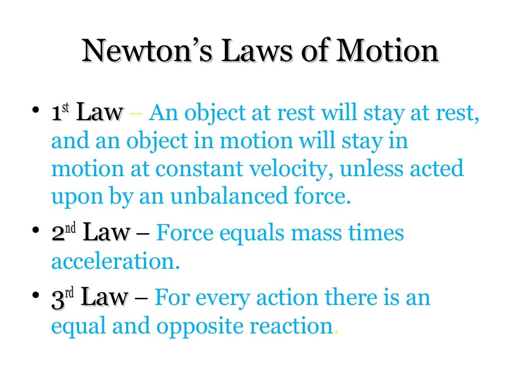 laws of motion classXI