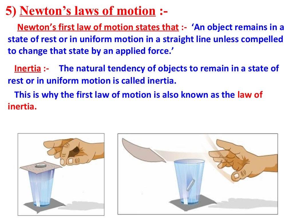 laws of motion classXI