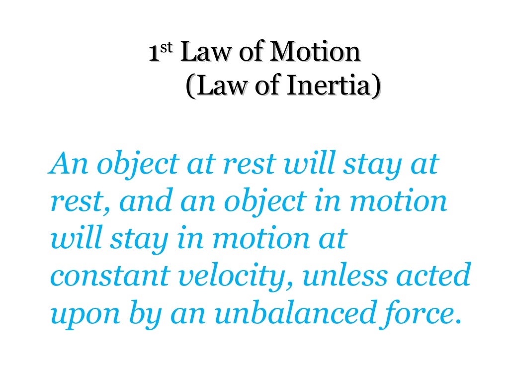 laws of motion classXI