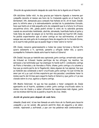 Las horas de la pasión de nuestro señor jesucristo | PDF