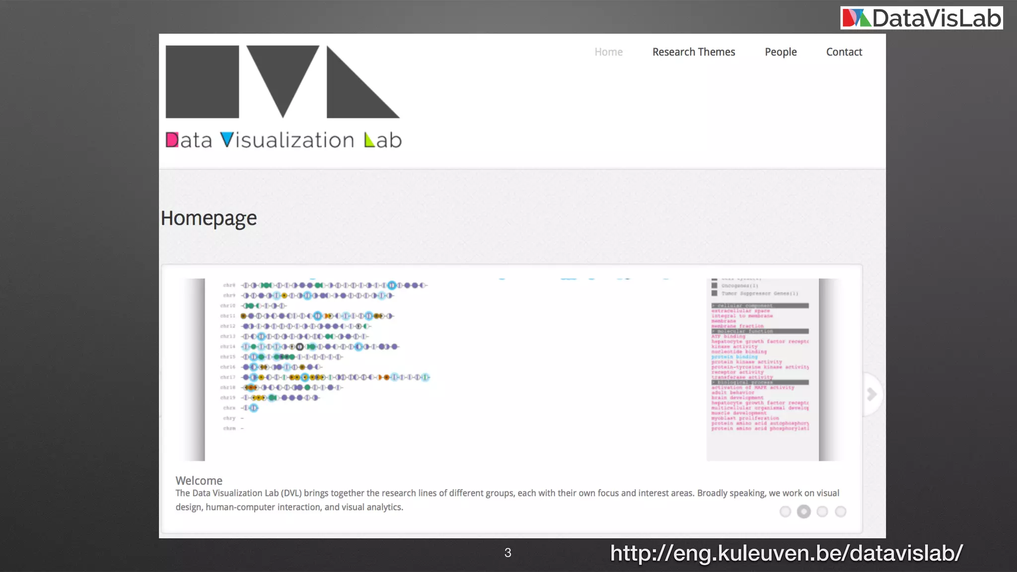 3 http://eng.kuleuven.be/datavislab/
 