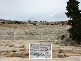 La fontaine Aretusa et ses papyrus
(dans l’île d’Ortygie)
 