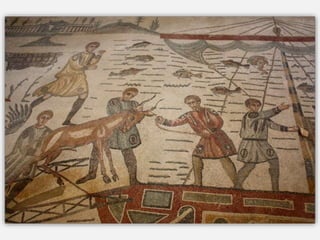 PIAZZA ARMERINA
L’extraordinaire pavement en mosaïque de la villa romaine du Casale
 