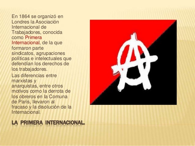 Resultado de imagen de asociación internacional de trabajadores 1864